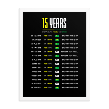 15 YEARS Poster